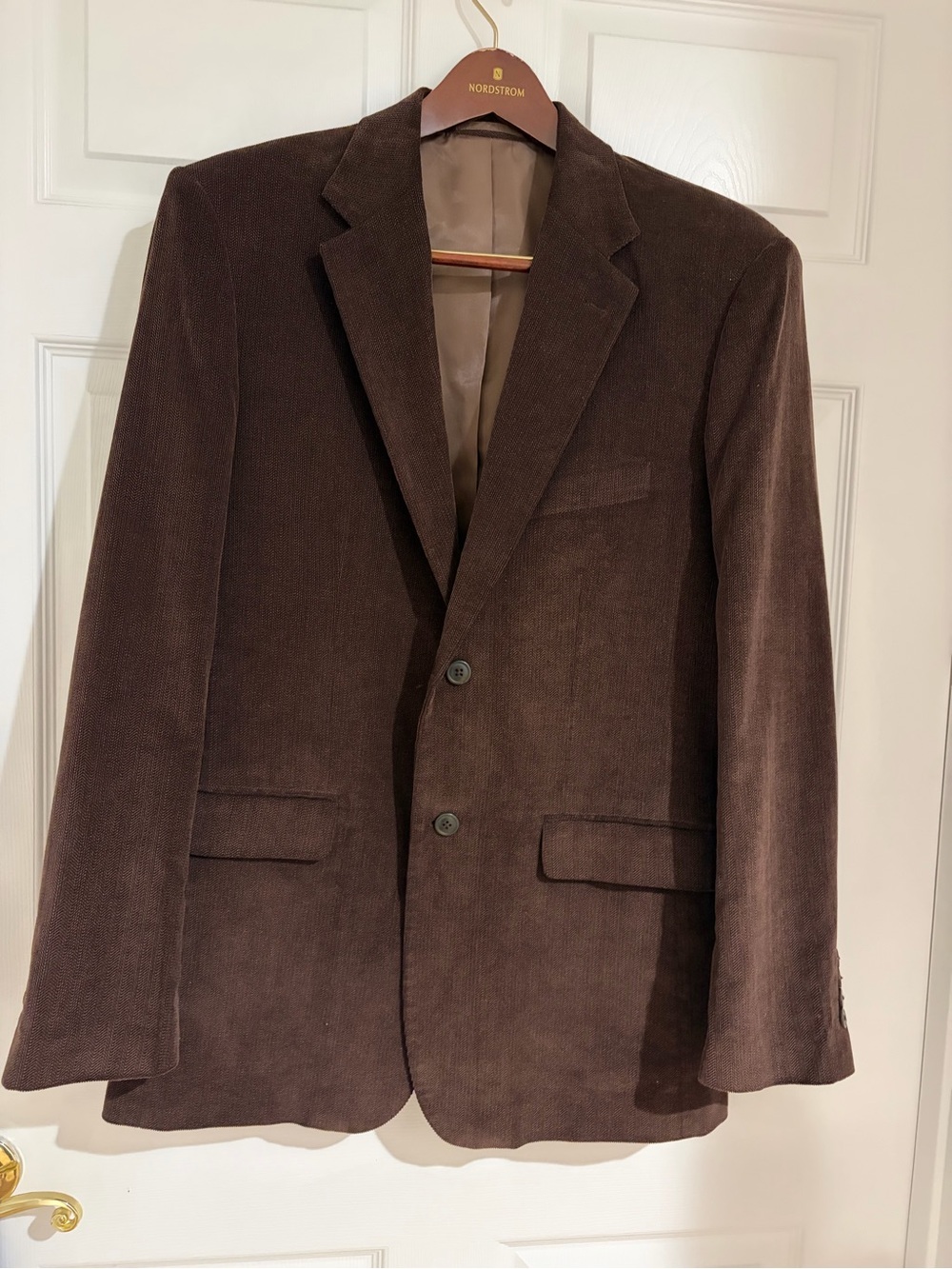 Michael Brandon Brown Corduroy Sport Coat